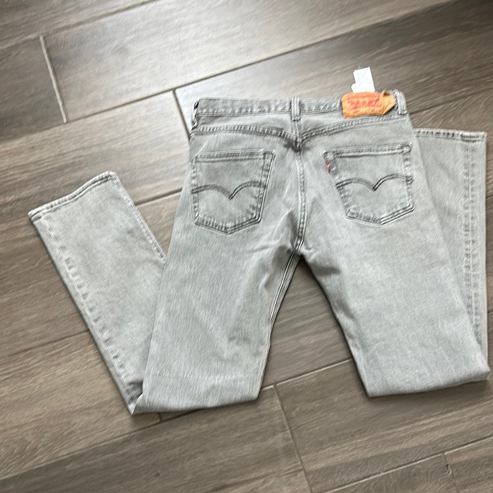 Levi's Light Gray Denim Pants.  30x32